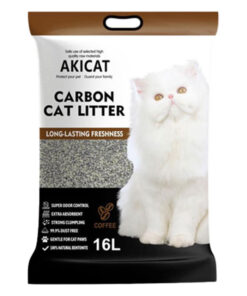 Cát vệ sinh than hoạt tính AKICAT khử mùi, khử khuẩn hạt to 3 mùi