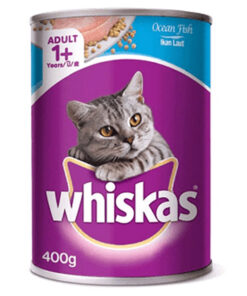 Pate cho mèo Whiskas lon thức ăn cho mèo trưởng thành 2 vị