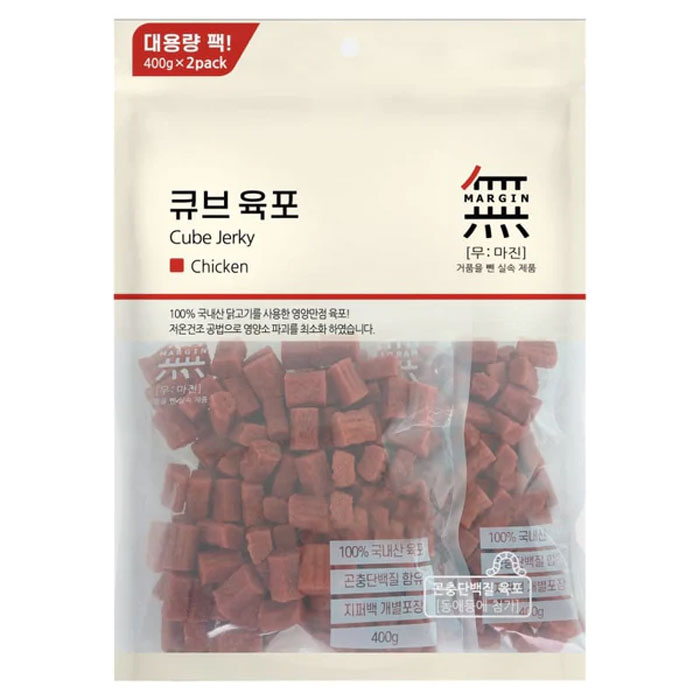 thit ga vien cho cho bowwow cube jerky chicken Thịt gà viên cho chó Bowwow Cube Jerky Chicken