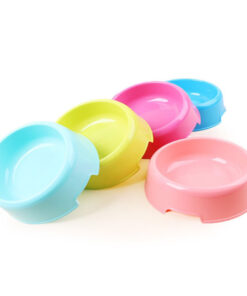 Bát ăn nhựa tròn cho chó mèo nhiều màu sắc và kích thước
