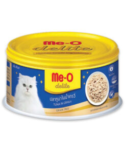 Pate cho mèo Me-O Delite dạng lon nhiều hương vị thơm ngon