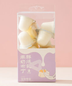 Pudding sữa dê cho mèo giúp bổ sung dinh dưỡng với nhiều mùi vị